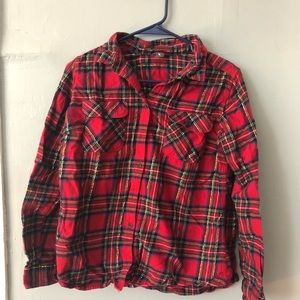 Eddie Bauer red flannel shirt, size L